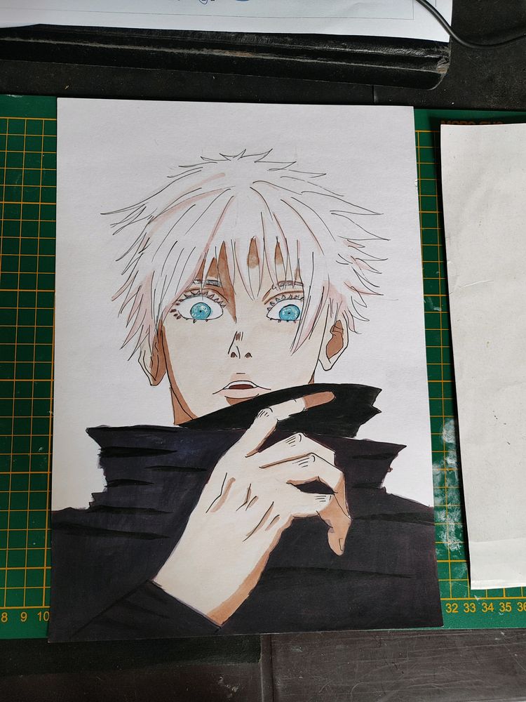 A4 Size Portrait of Gojo Satoru