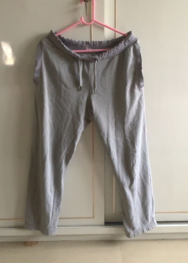 Gray Casual Pants