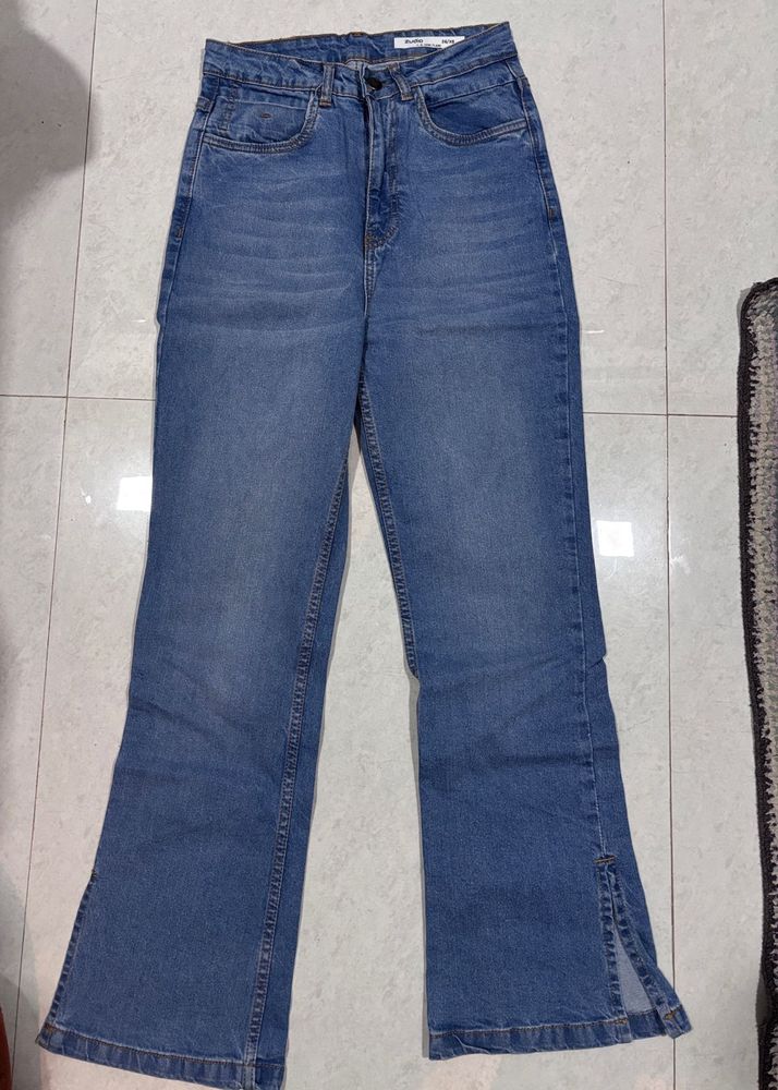 Flared Denim Jeans