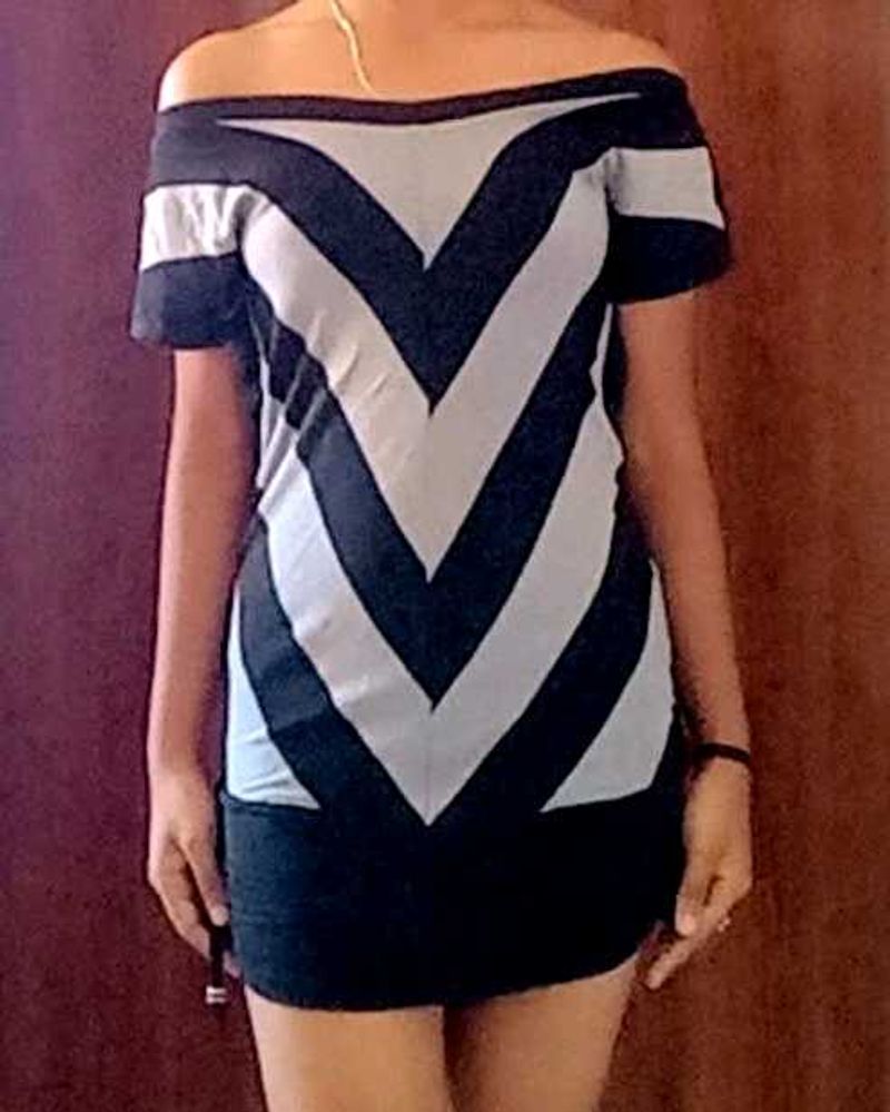 Off-Shoulder Mini Dress