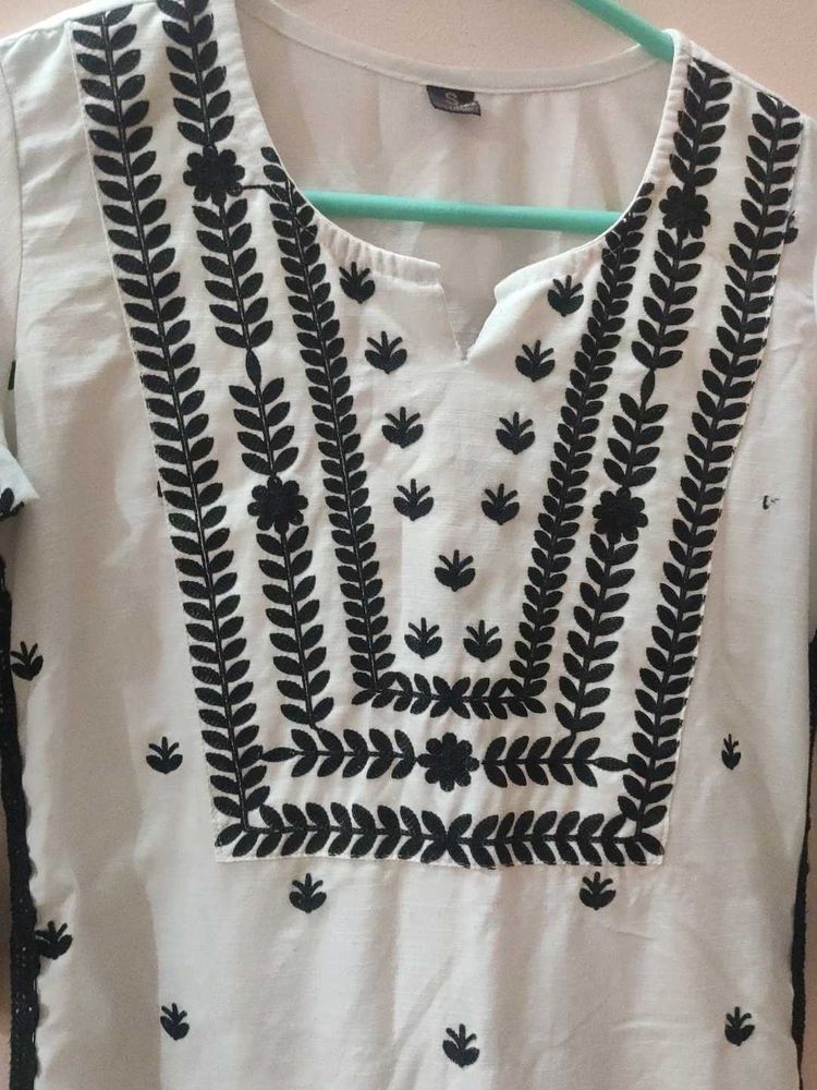 Chikankari White Kurta