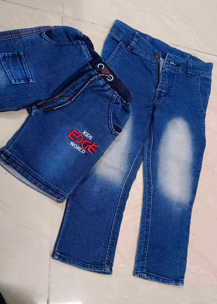 Kids Edge World Denim short and jeans
