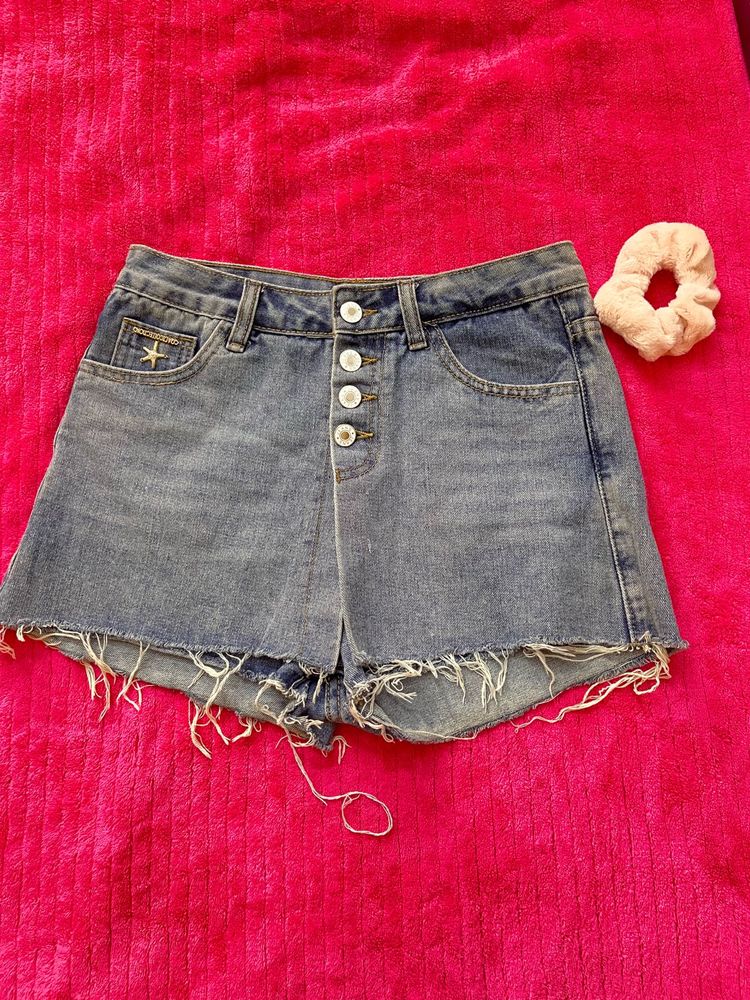 Denim Skorts