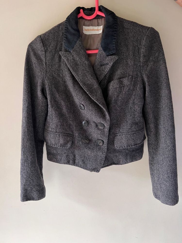 Vintage Cropped Blazer