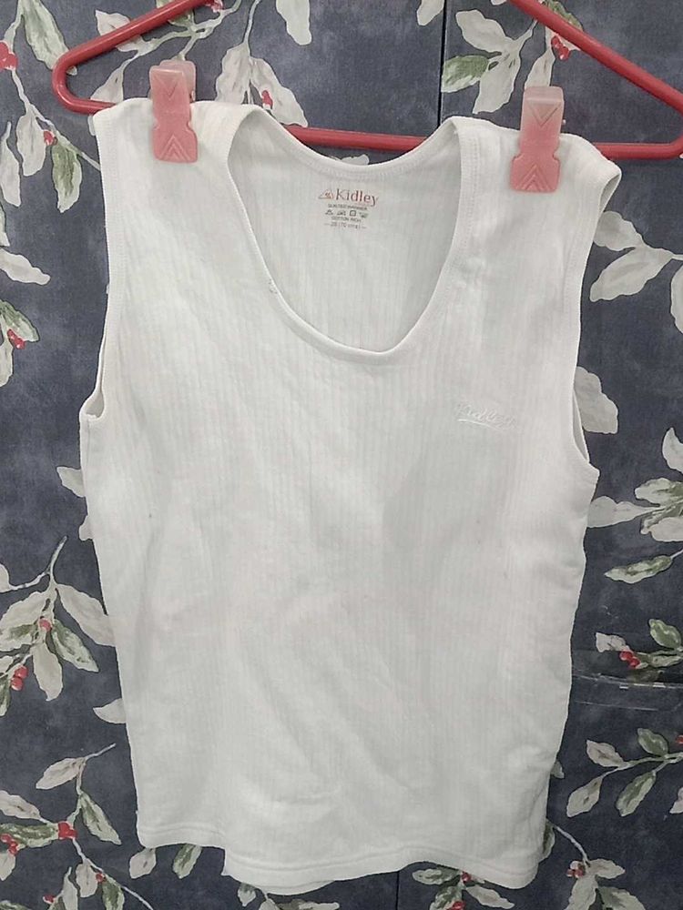 Kidley White Tank Top