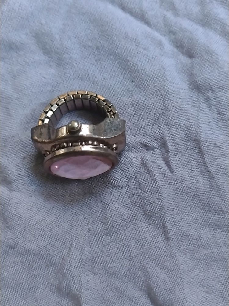 Ring with watch