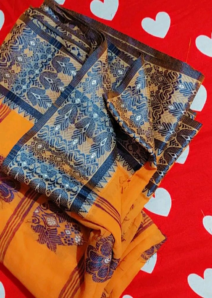 100% Pure Cotton Saree