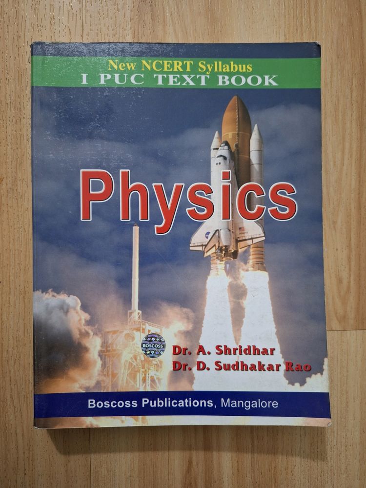 1 PUC Boscoss Physics Textbook NCERT Syllabus