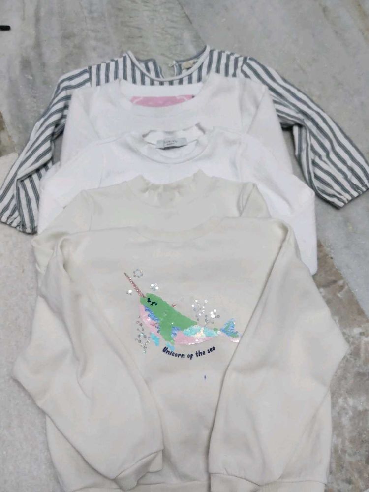 Girls' Long Sleeve Top Bundle