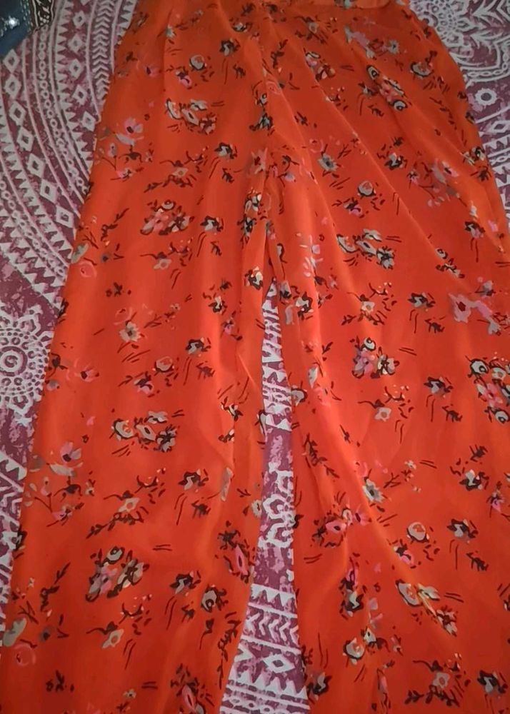 Floral Print red co ord set