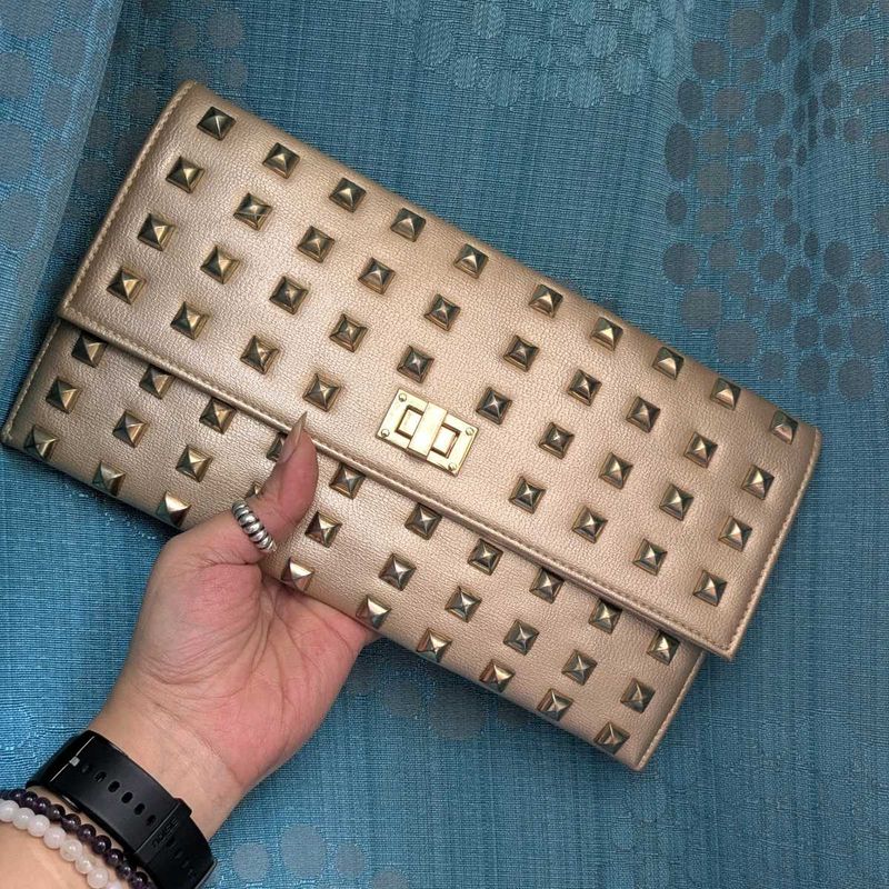 Studded Gold Party Sling Bag