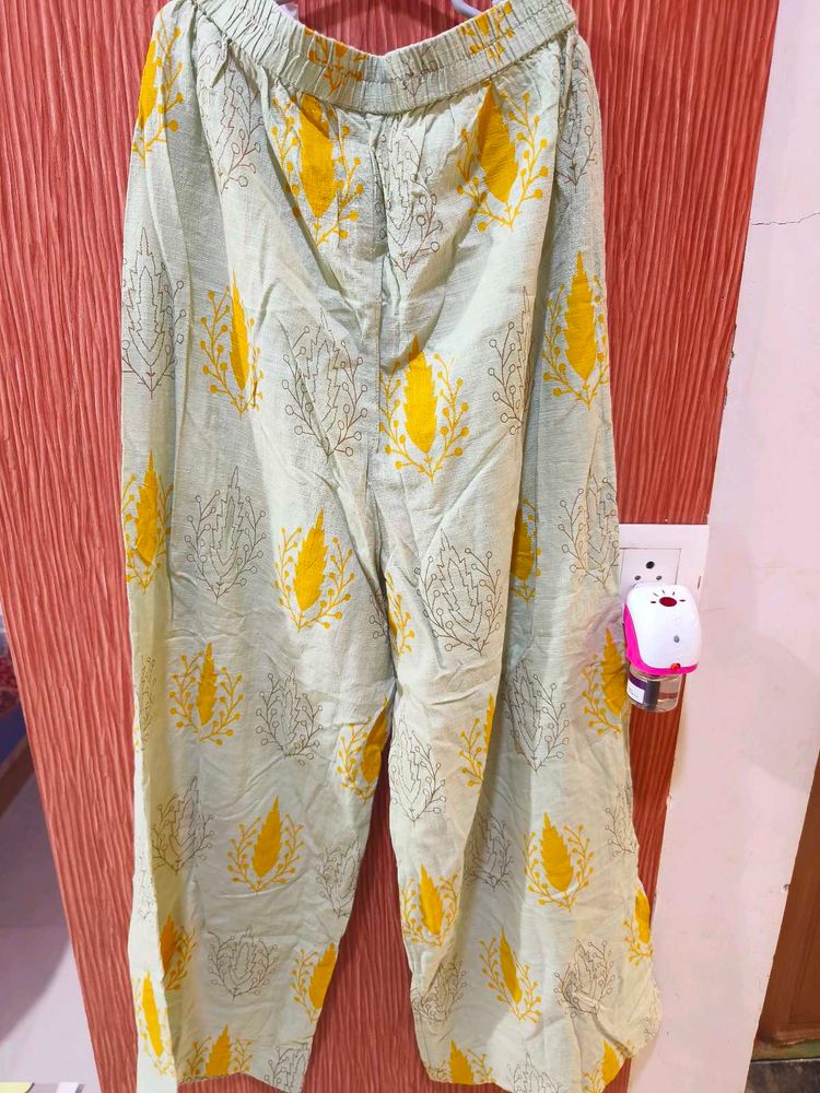 Women Embroidery Printed Palazzo