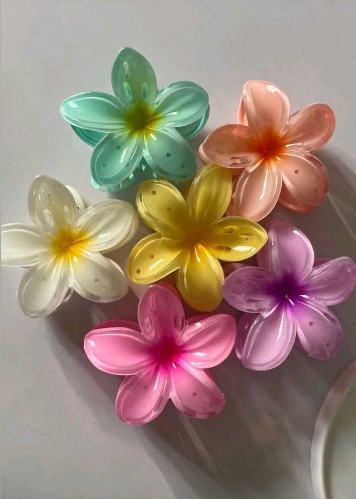 Flower Hair Clips
