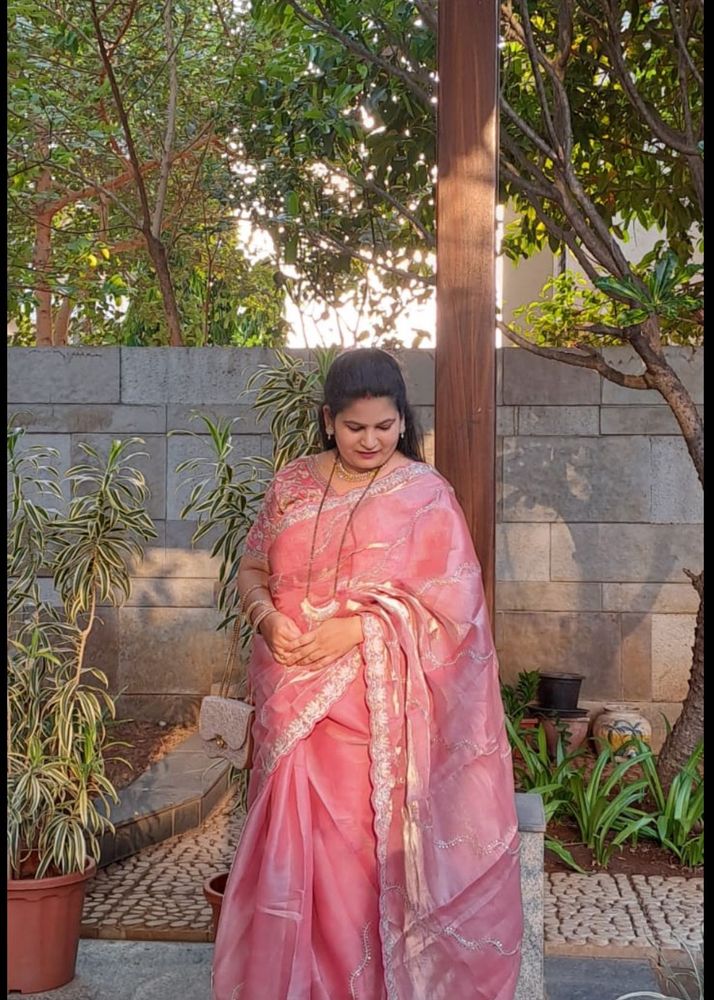 Jimmy Choo Saree With Ready Blouse