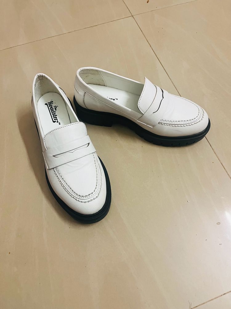 White Roadster Loafer