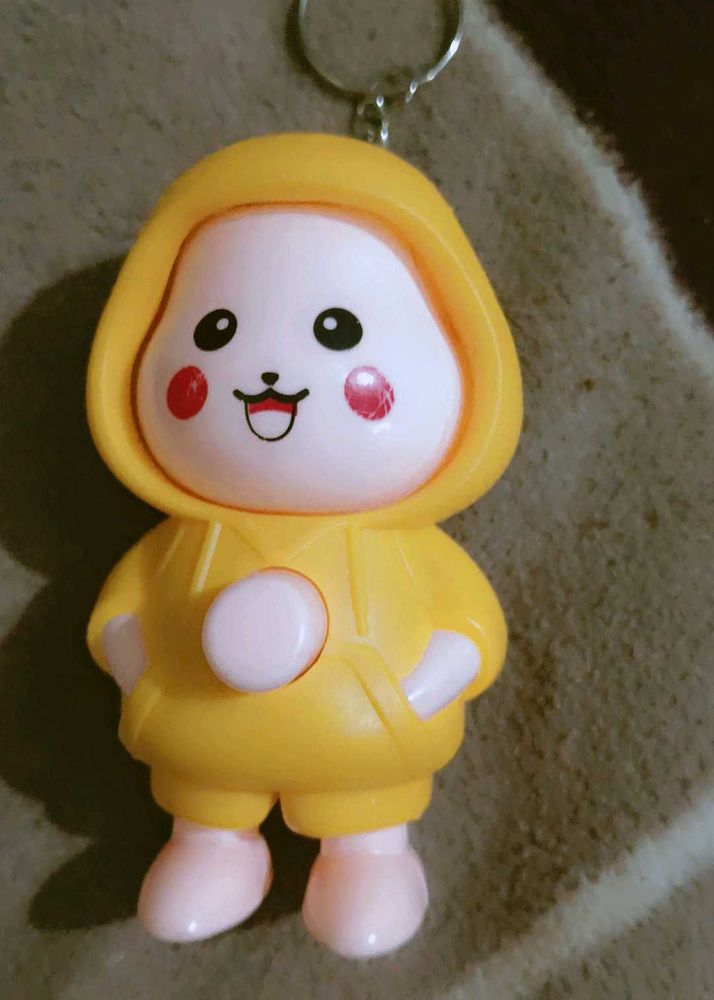 Cute Yellow Character Keychain
