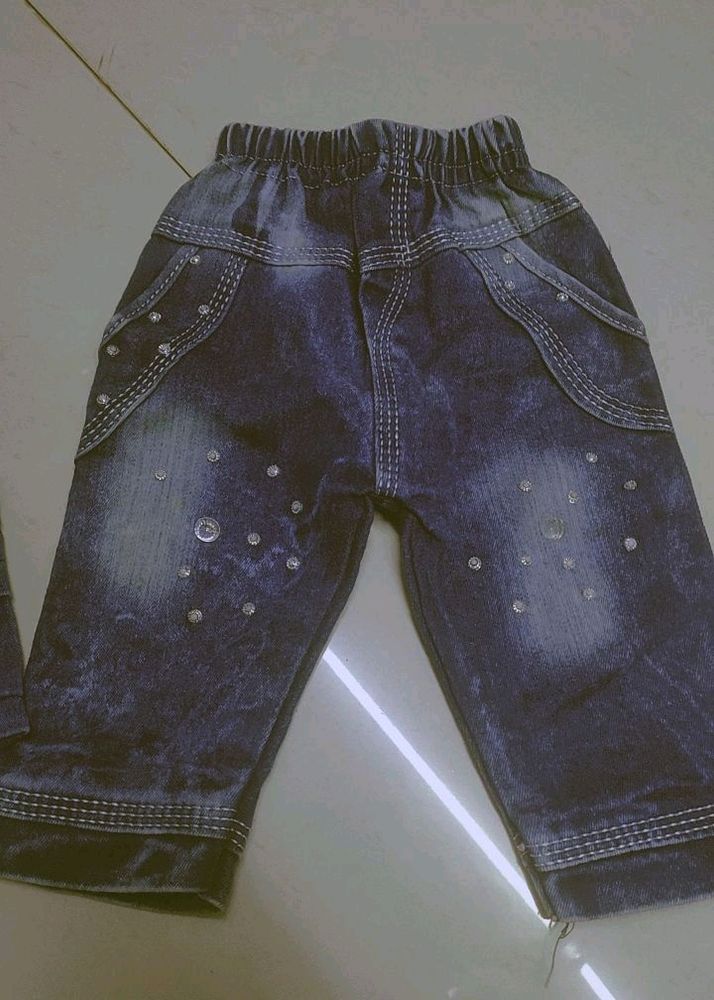 Like Now Please Jeans 1 Year Baby Girl One Pi&#39;s 50