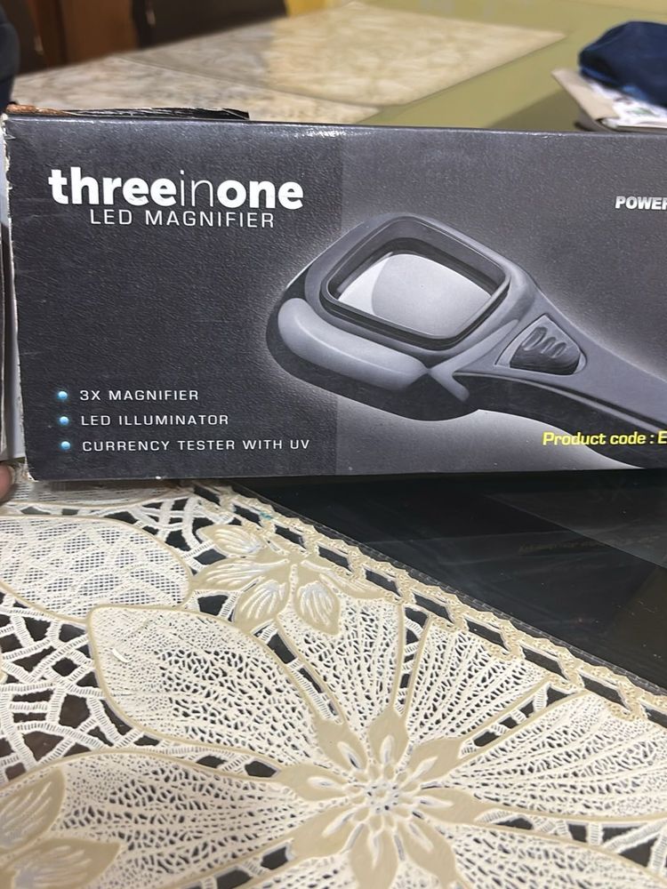 3-in-1 LED Magnifier