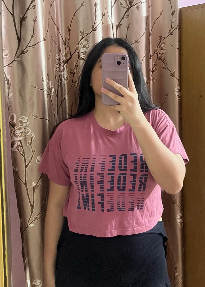 Crop Style T-Shirt
