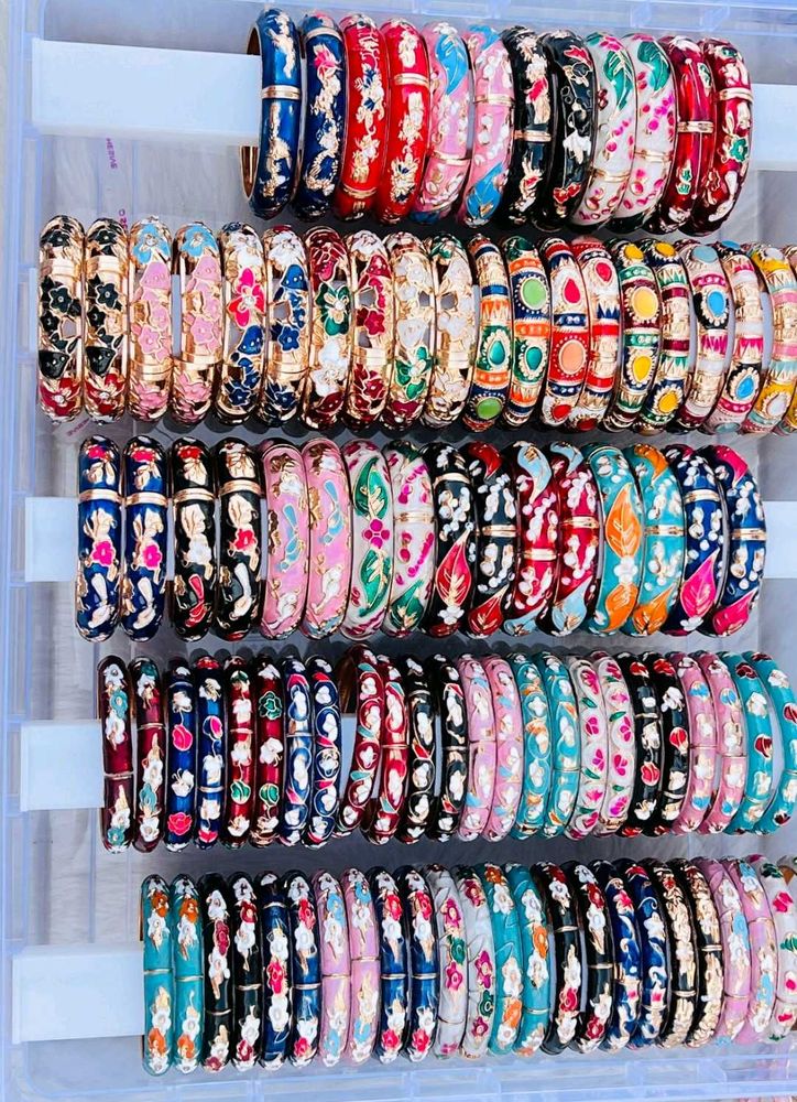 Meenakari Bangle Set