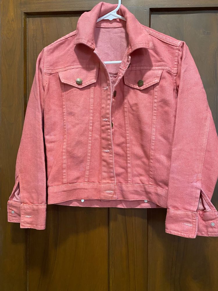 Peachish Pink Jacket