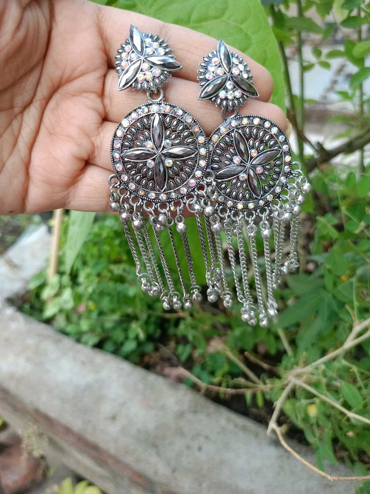 Silver Work Earings