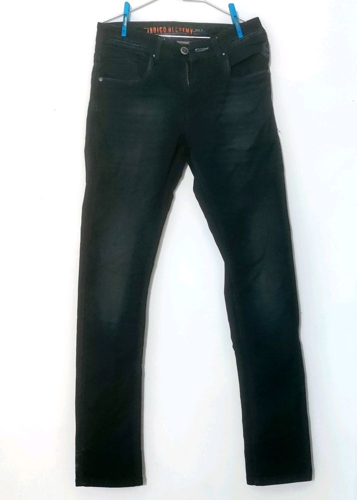 Dark Blue Shaded Jeans