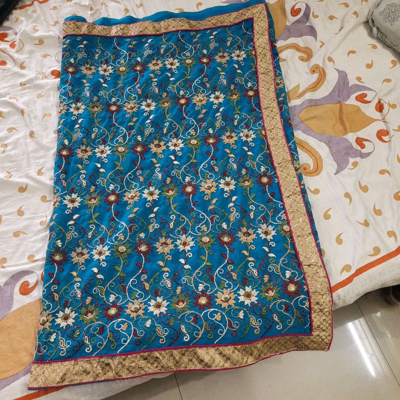 new embroidery saree....completely worked with embroidery