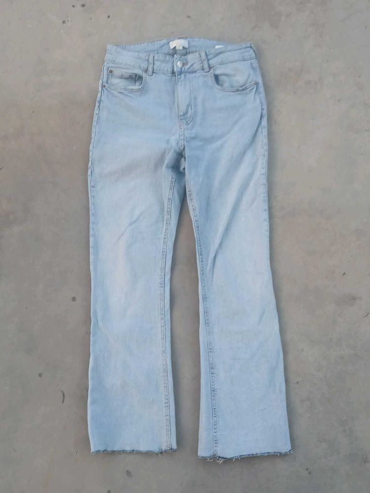 Light Wash Flare Jeans
