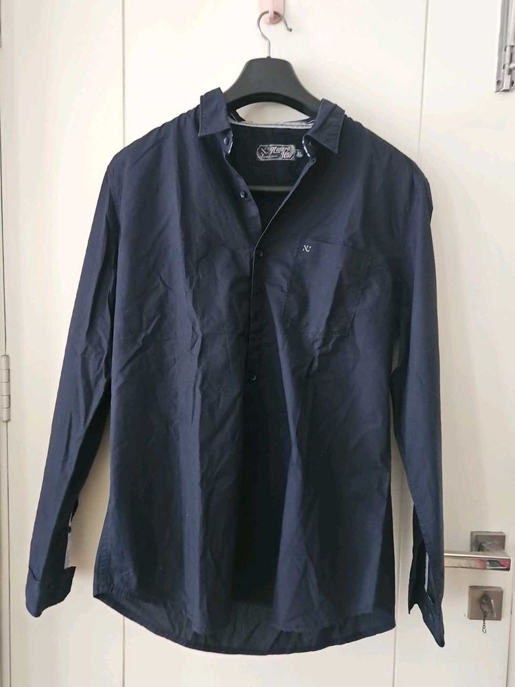 Plain Subtle Blue Shirt