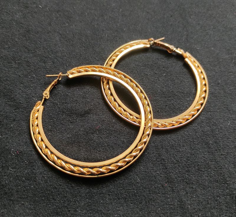 Golden Gold plated earrings