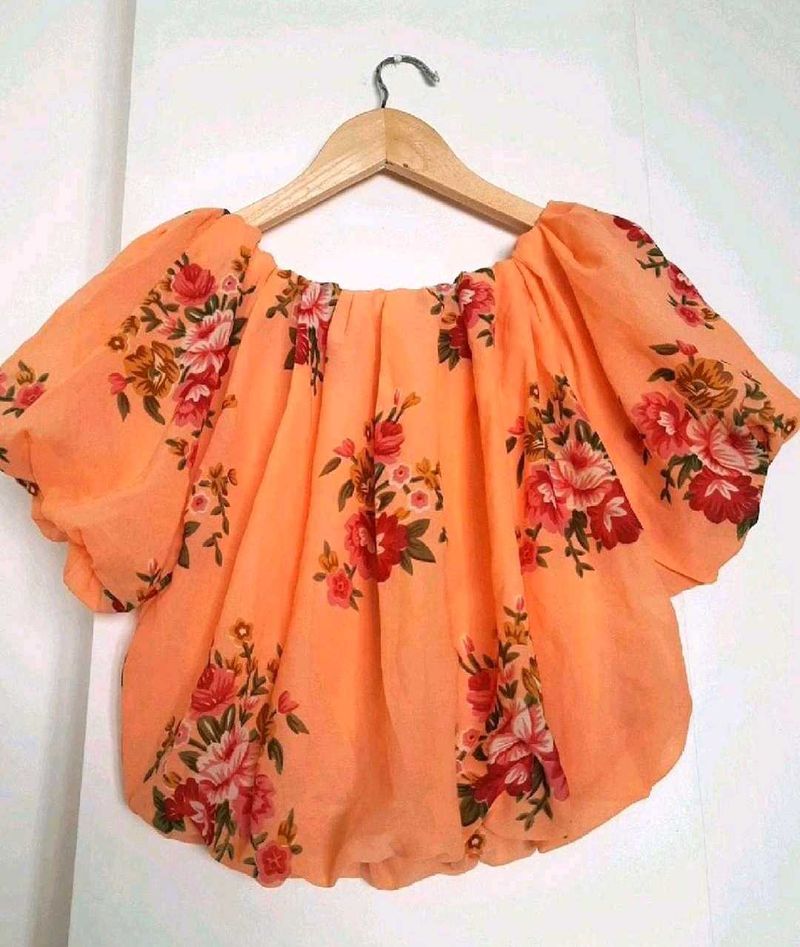 Orange Balloon Top 🍊