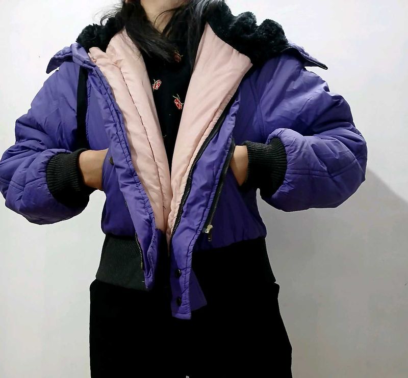 Purple Puff Jacket