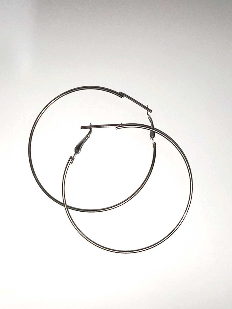 Silver Hoop Earrings