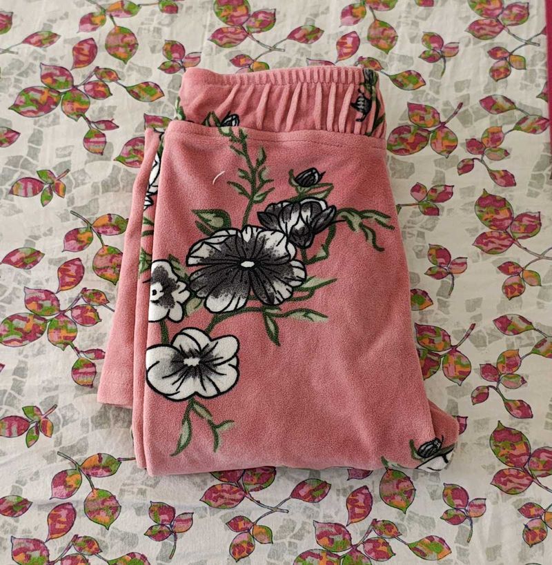 Pink Warm Legging For 4-5year Girl