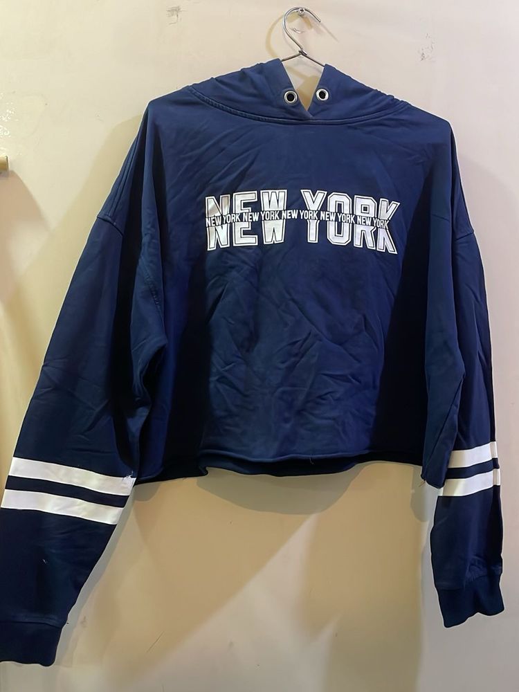 Navy Blue 'New York' Hoodie