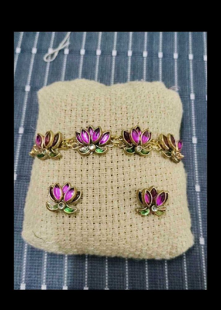 Lotus Jewelry Set