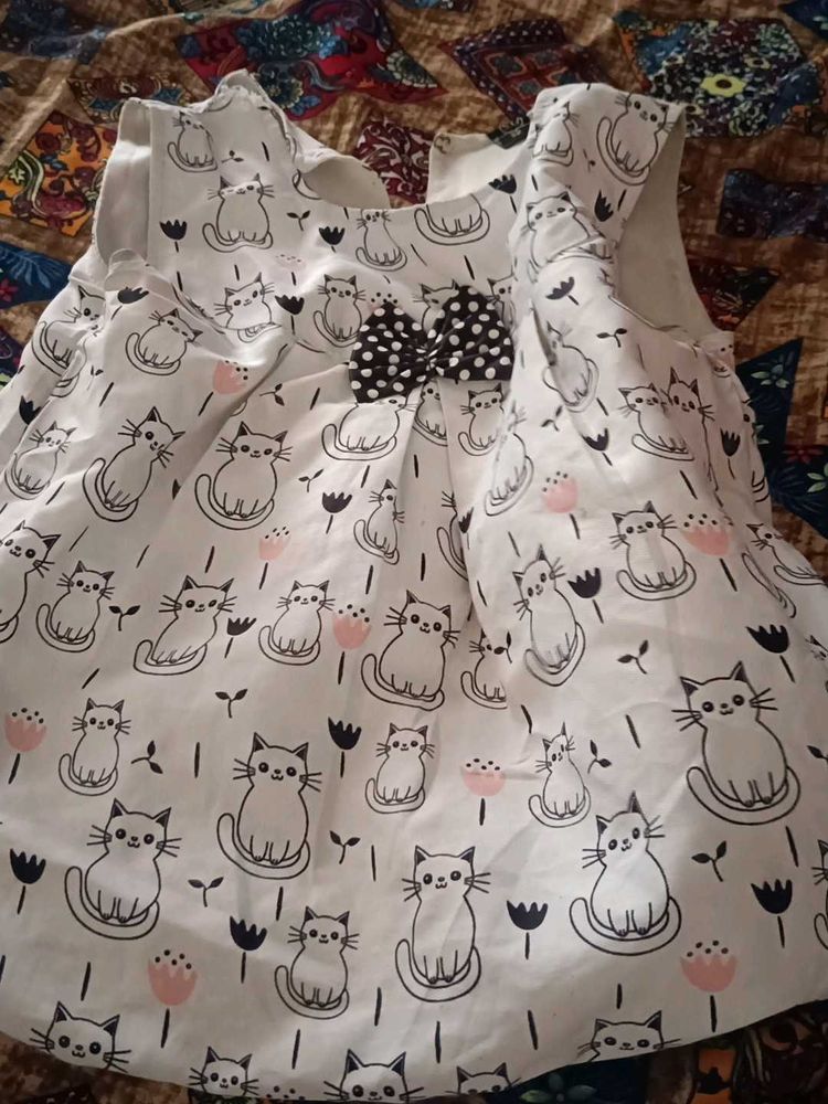 Cute Kitty Print Top