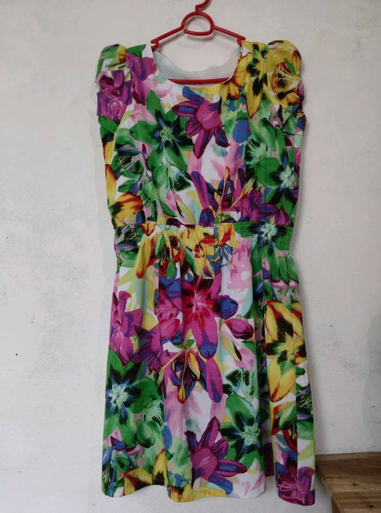 Floral Print Midi Dress