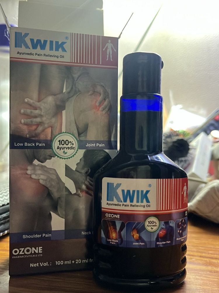 Kwik Ayurvedic Pain Oil