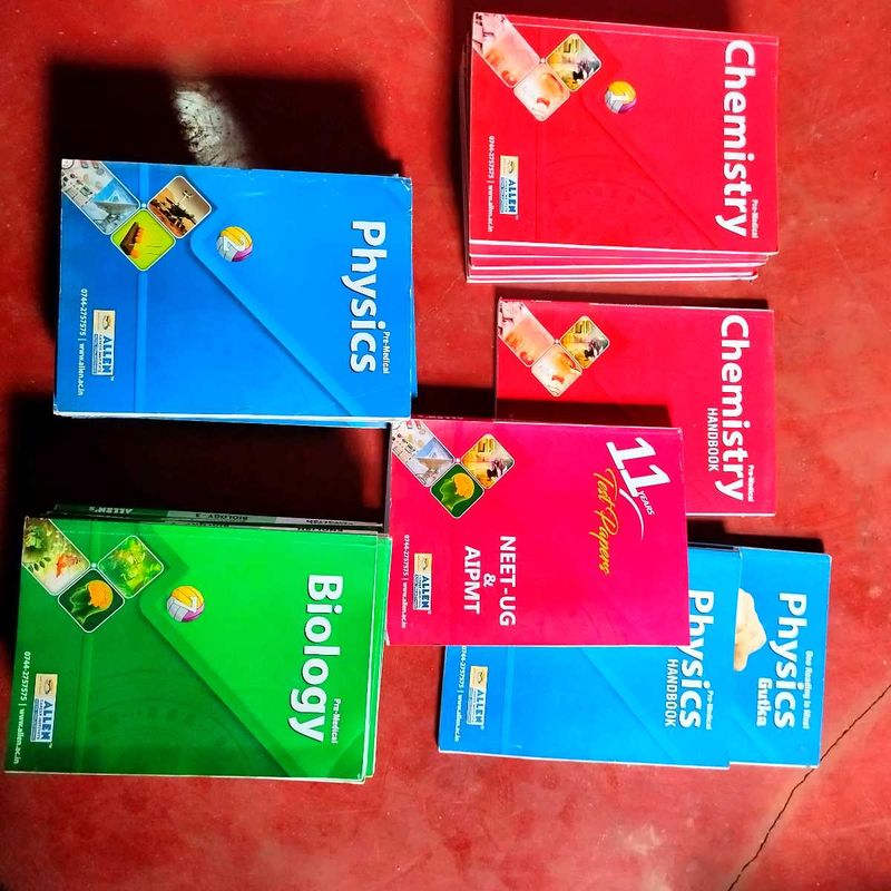 Allen Textbooks Neet Complete Package