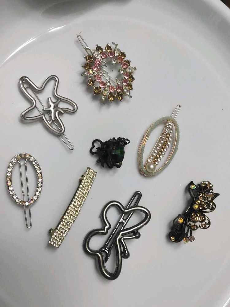 Hair Clip Bundle Pack Of 8