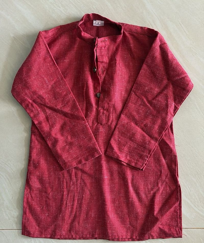Maroon Kurta - Traditional Style