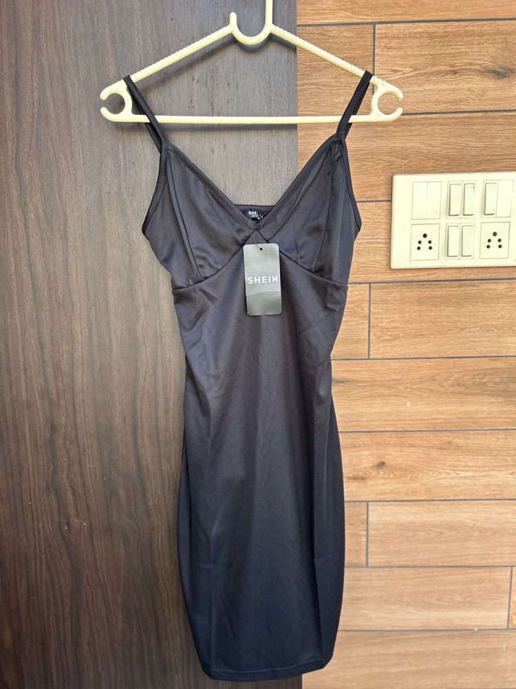 Shein Black Bodycon Mini Dress