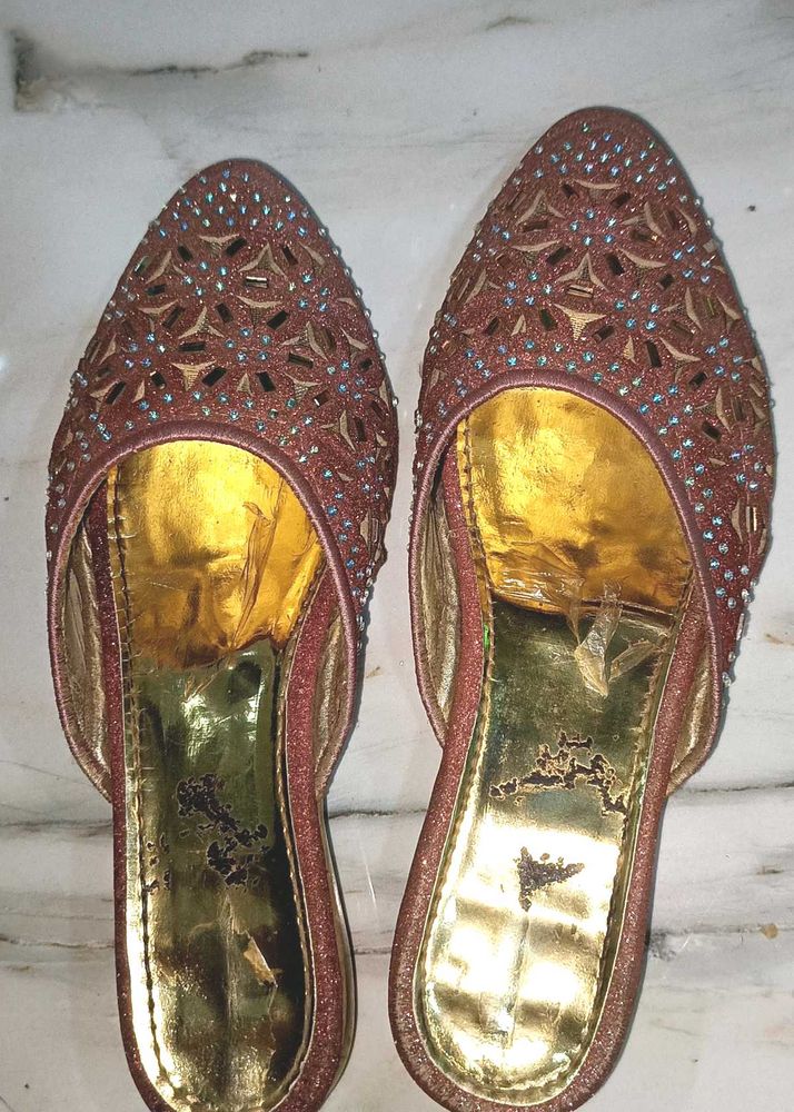 Juttis Half Sandal Flat