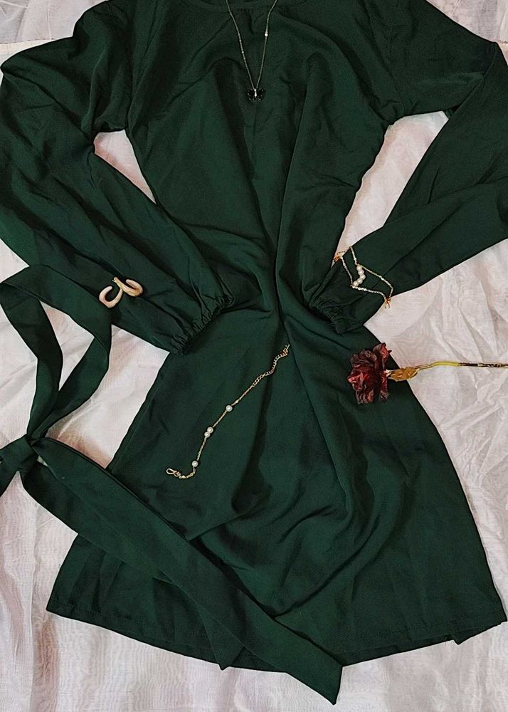 Mid Full Sleeves Bodycon Dress