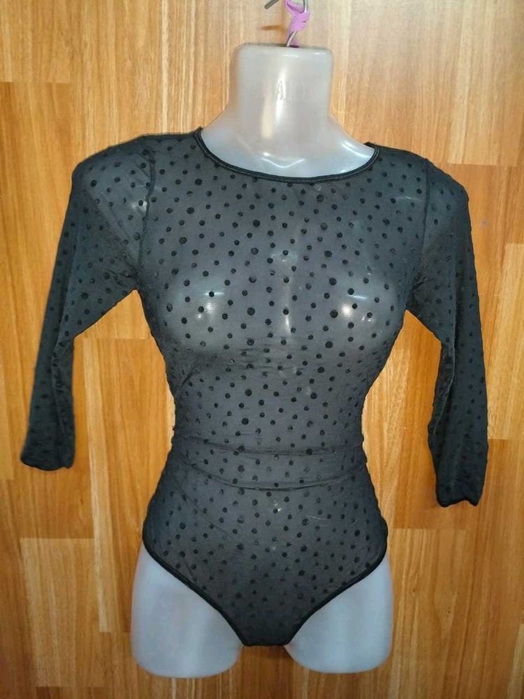 Beautiful Net Bodysuit 17aug23