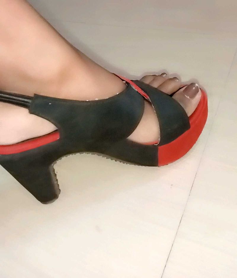 Red &amp; Black Heels