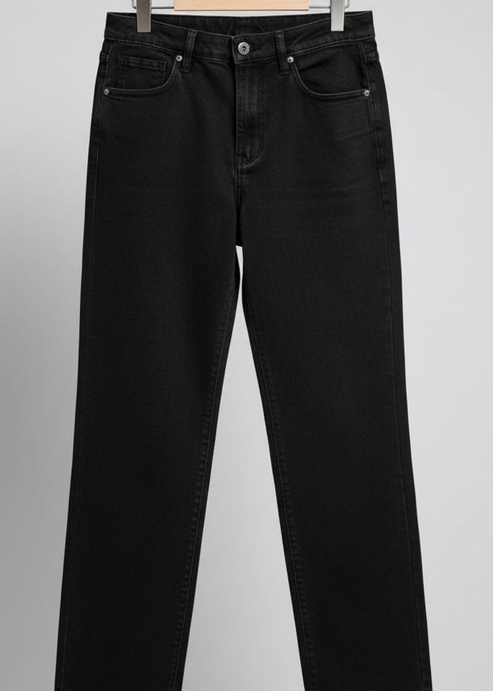 Kraus Black Straight Leg Jeans
