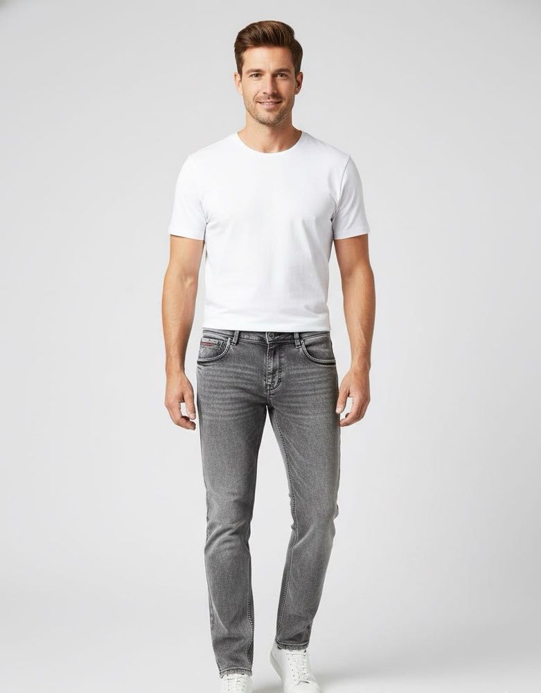 Hoffmen Grey and Black Denim Jeans